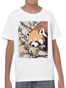 Red Panda and Blossoms Art Youth's T-shirt
