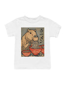 Capybara Ramen Delight Artwork Youth's T-shirt