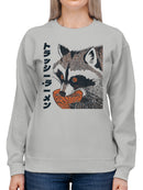 Trash Panda Ramen Delight Women's Sweatshirt