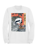 Sloth Ramen Art with Japanese Text Women's Sweatshirt