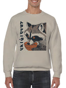 Trash Panda Ramen Delight Men's Sweatshirt