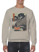 Capybara Ramen Art Print Men's Sweatshirt