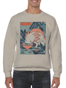 Axolotl Ramen Delight Men's Sweatshirt