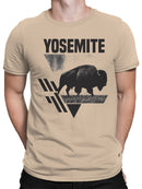 Yosemite Bison Wilderness Art Men's T-shirt