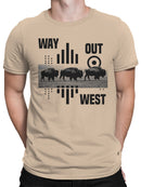 Way Out West Buffalo Design Men's T-shirt