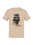 Cool Raccoon: Stay Trashy Style Men's T-shirt
