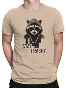 Cool Raccoon: Stay Trashy Style Men's T-shirt