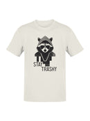 Cool Raccoon: Stay Trashy Style Men's T-shirt