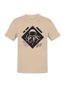 Cosmic Octopus in Space Helmet Men's T-shirt