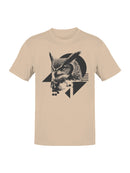 Geometric Owl Design Art Men's T-shirt