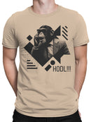 Geometric HODL Design Art Men's T-shirt
