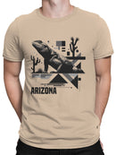 Arizona Desert Lizard Graphic Men's T-shirt
