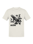 Arizona Desert Lizard Graphic Men's T-shirt