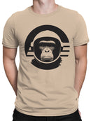 Gorilla in Space Helmet Logo Men's T-shirt