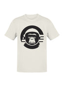 Gorilla in Space Helmet Logo Men's T-shirt
