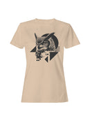 Geometric Owl Design Art Women's T-shirt