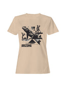 Arizona Desert Lizard Graphic Women's T-shirt