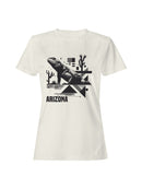 Arizona Desert Lizard Graphic Women's T-shirt