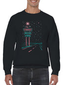 Stardust Motor Lodge Retro Sign Men's Sweatshirt