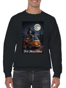 Wolfman Under Full Moon Adventure Men's Sweatshirt