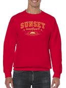 Sunset Sweetheart Vintage Design Men's Sweatshirt