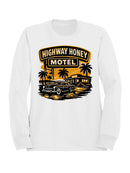 Highway Honey Motel Retro Art Men's Sweatshirt
