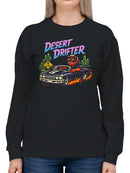 Desert Drifter: Devil's Ride Women's Sweatshirt