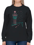 Stardust Motor Lodge Retro Sign Women's Sweatshirt