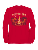 Campfire Adventure Over Wi-Fi Women's Sweatshirt