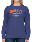 Sunset Sweetheart Vintage Design Women's Sweatshirt