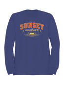 Sunset Sweetheart Vintage Design Women's Sweatshirt