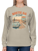 Route 66 & Chill Vintage Vibe Women's Sweatshirt