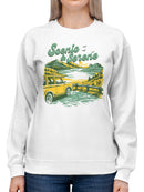 Scenic and Serene Mountain Escape Women's Sweatshirt