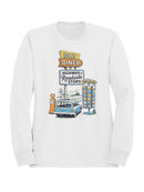 Retro Highways & Diner Design Women's Sweatshirt