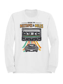 Vintage Vibes: Mixtapes & Miles Women's Sweatshirt