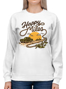 Happy Miles Adventure Drive Women's Sweatshirt