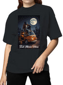 Wolfman Under Full Moon Adventure Women's T-shirt