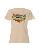 Map Over App Route 66 Adventure Women's T-shirt