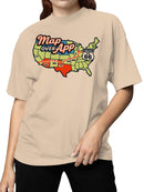 Map Over App Route 66 Adventure Women's T-shirt