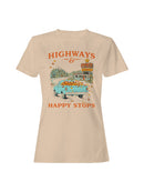 Highways & Happy Stops Autumn Scene Women's T-shirt