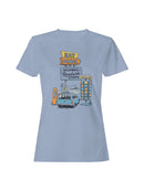 Retro Highways & Diner Design Women's T-shirt