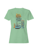 Retro Highways & Diner Design Women's T-shirt