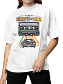 Vintage Vibes: Mixtapes & Miles Women's T-shirt