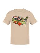 Map Over App Route 66 Adventure Men's T-shirt