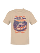 Wrong Exit Adventure Vibes Men's T-shirt