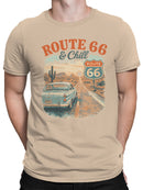 Route 66 & Chill Vintage Vibe Men's T-shirt