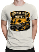 Highway Honey Motel Retro Art Men's T-shirt