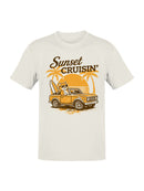 Sunset Cruisin' Cat Adventure Men's T-shirt