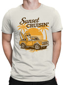 Sunset Cruisin' Cat Adventure Men's T-shirt