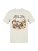 Scenic Desert Motorcycle Journey Men's T-shirt